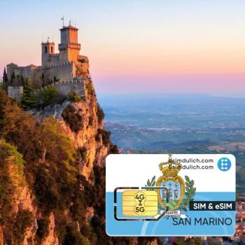 Sim Du Lịch San Marino 15 Ngày Tốc Độ Cao